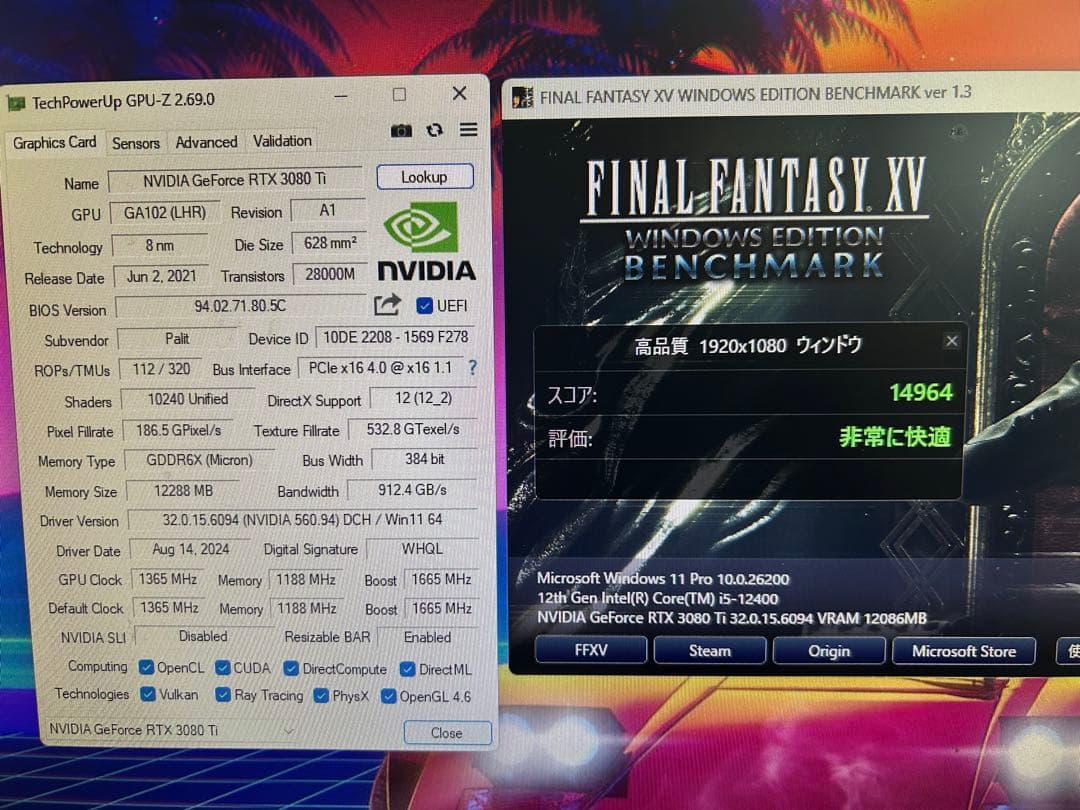 【美品】 RTX 3080 Ti GameRock 12GB 【保証あり】