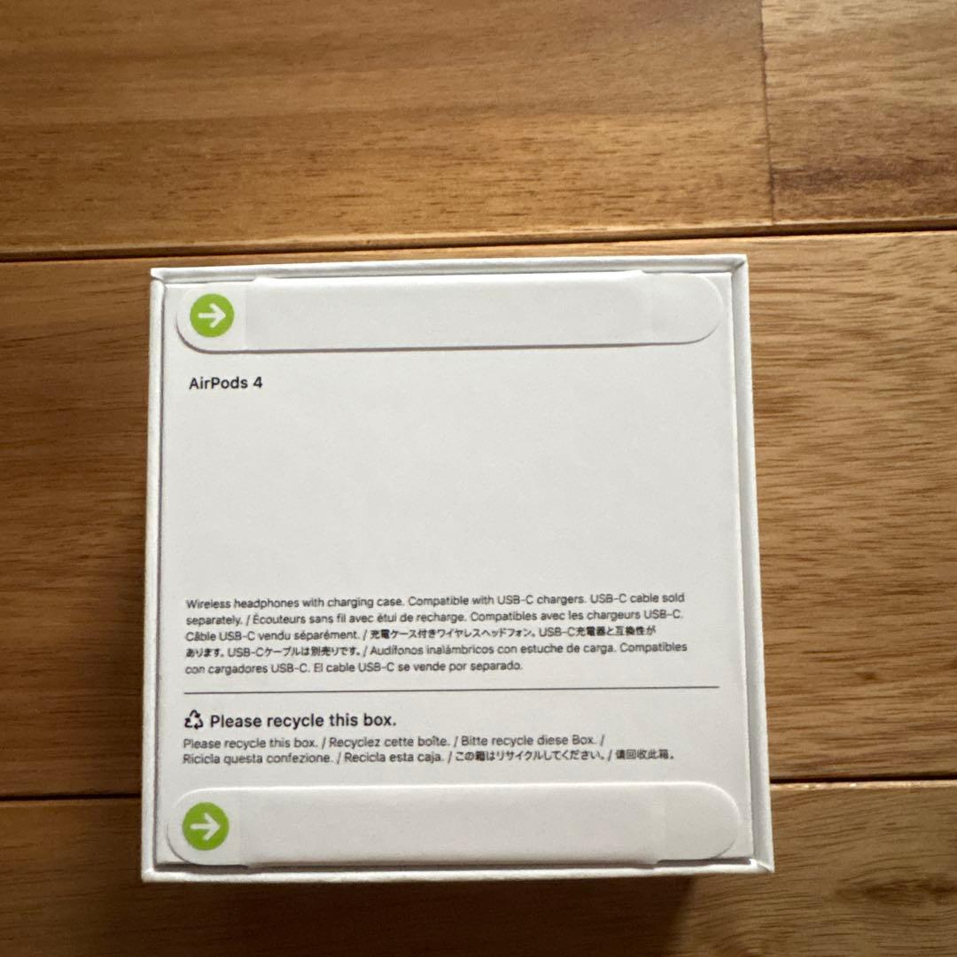 T*n様 AirPods 4 です。新品完全未開封！