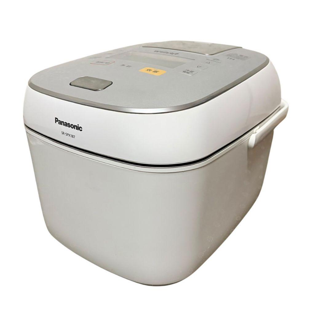 【美品】Panasonic SR-SPX187 炊飯器　ホワイト　動作確認済み