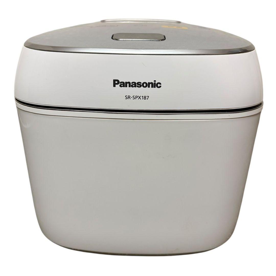 【美品】Panasonic SR-SPX187 炊飯器　ホワイト　動作確認済み