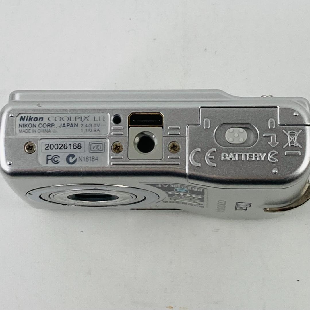 【希少・動作◎】Nikon COOLPIX L11 乾電池対応 オールドコンデジ
