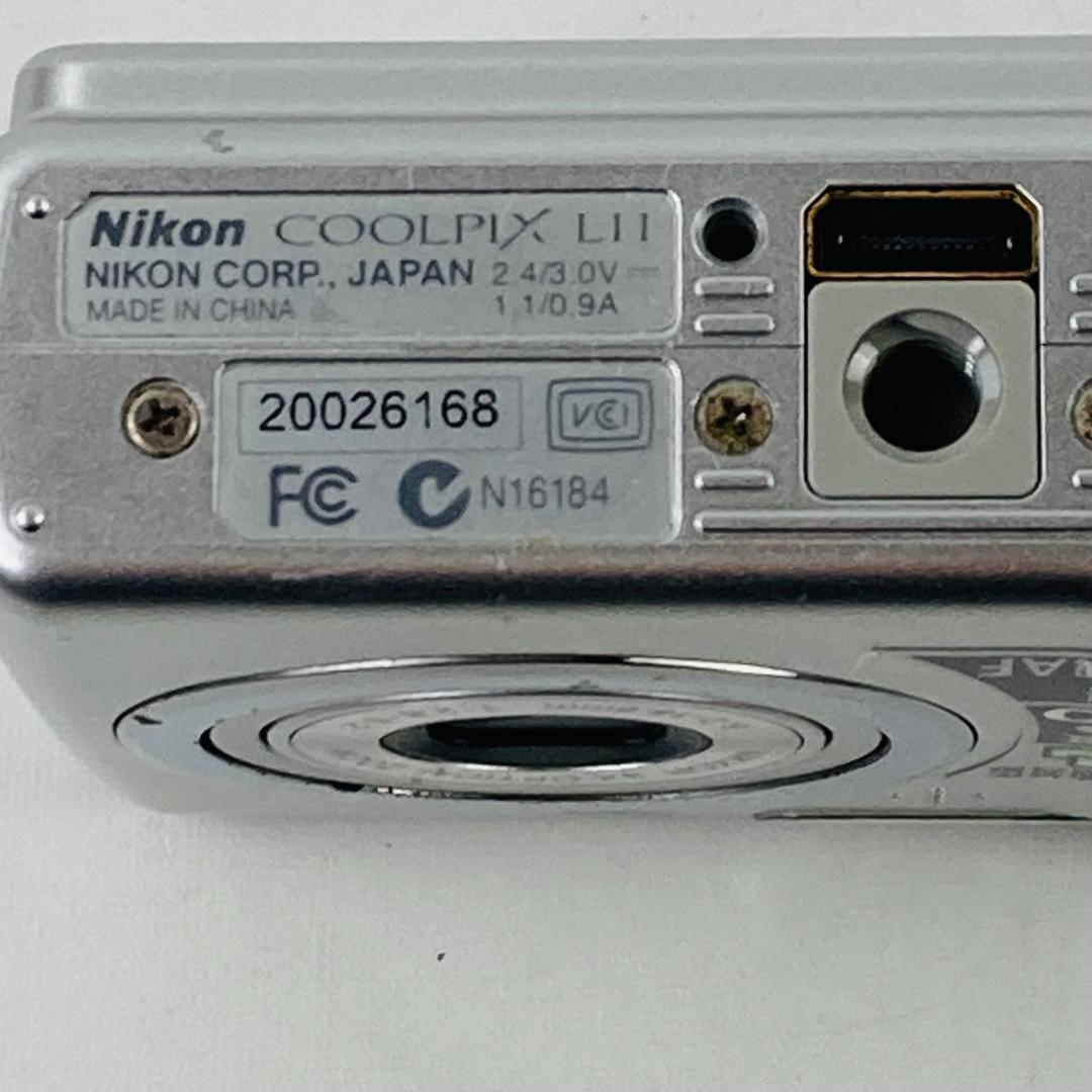 【希少・動作◎】Nikon COOLPIX L11 乾電池対応 オールドコンデジ