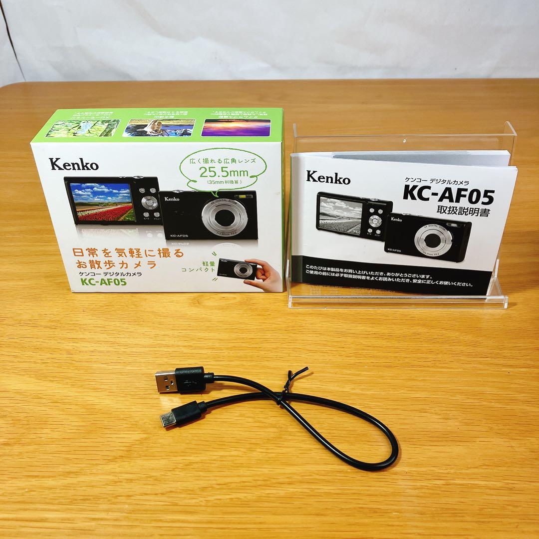 【美品】Kenko KC-AF05 コンパクトデジタルカメラ 16GB付 動確済