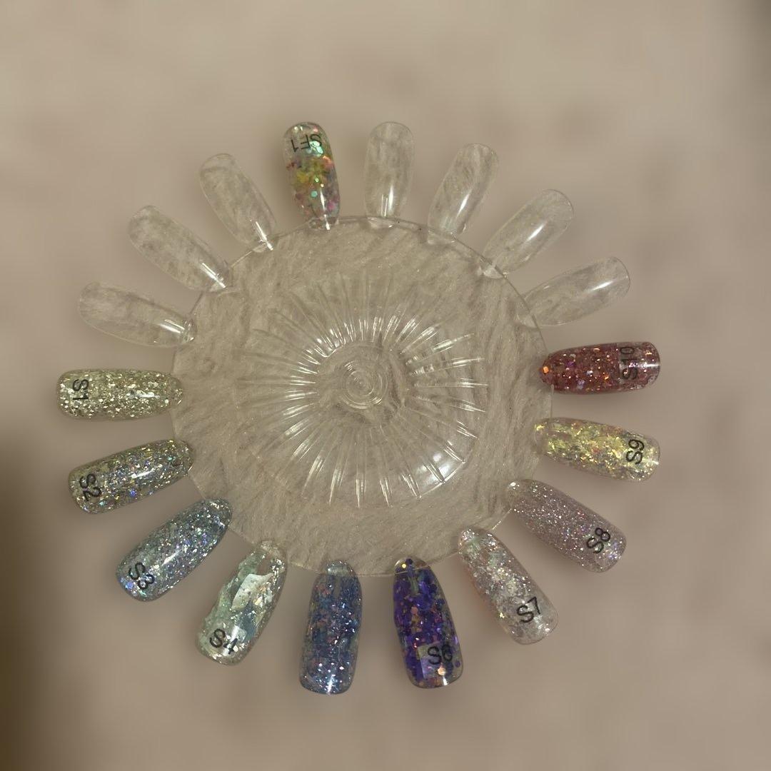 SONAIL LUXURY アクリル　ラメパウダー　11個セット　スカルプチュア