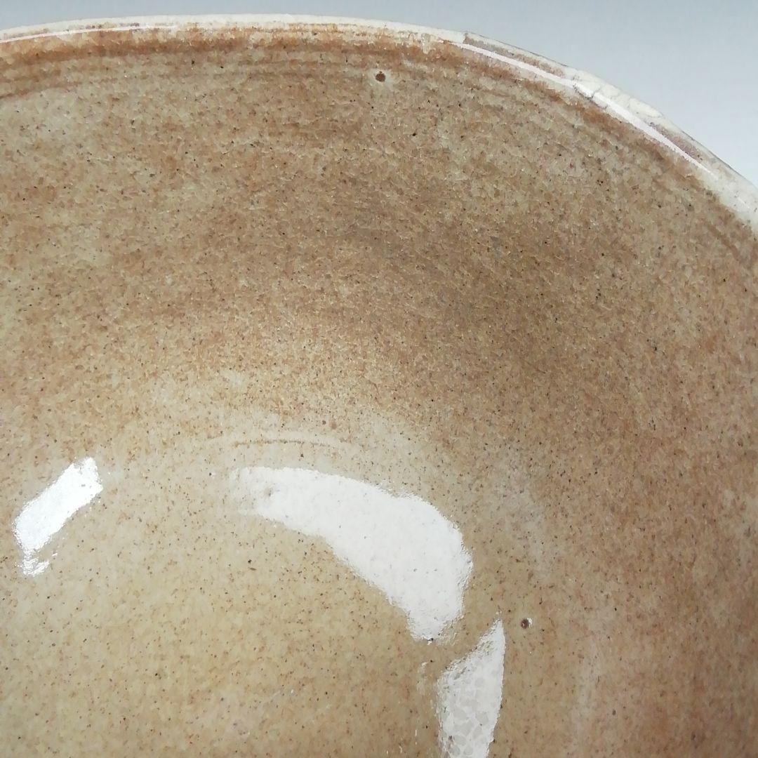 Ｗ２６４　茶碗　『萩焼』『俵　茶碗』『大野瑞峰 造』　共箱　抹茶碗　茶道具