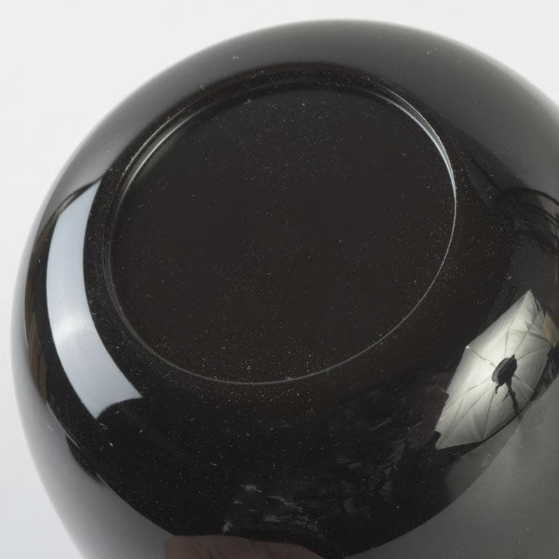 茶道具　輪島塗　前田光瑶作　扇面流し蒔絵　棗　共布共箱　V　A50