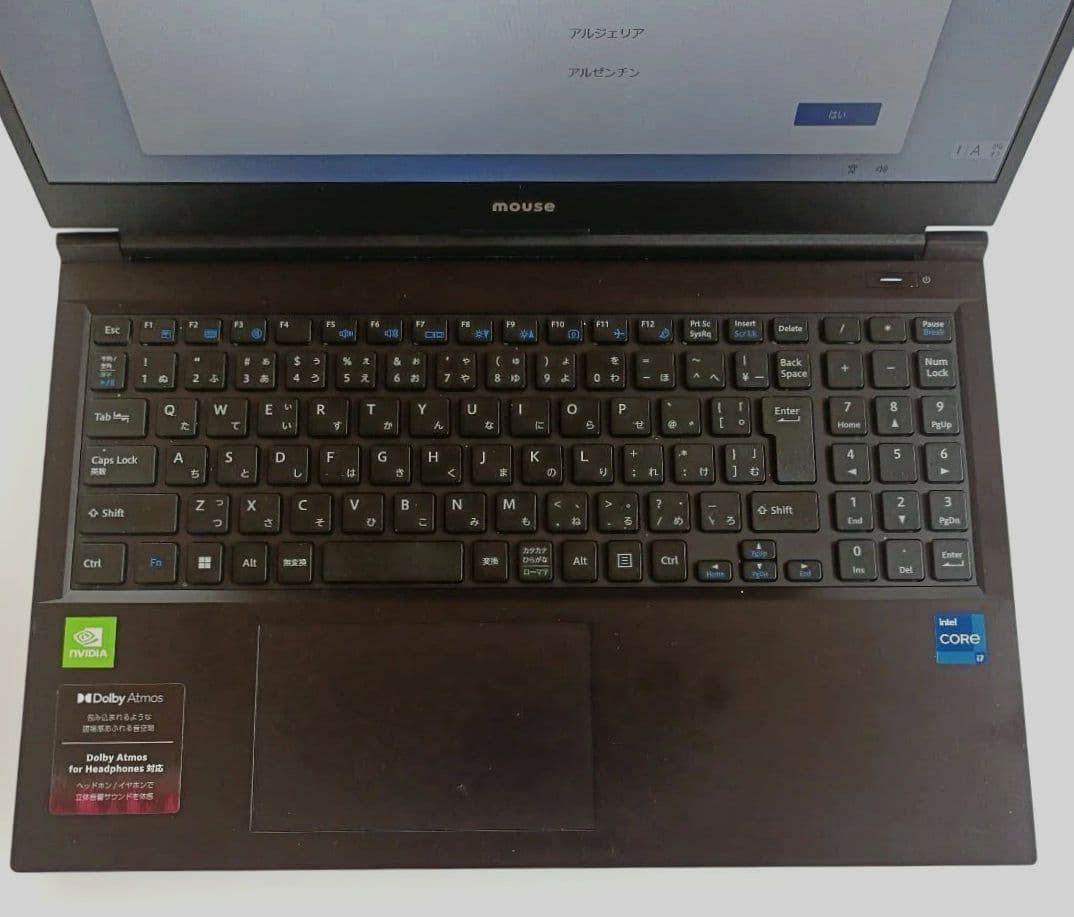 mouse K5 i7/32GB/1TB15.6インチ ワイド液晶 ノートPC