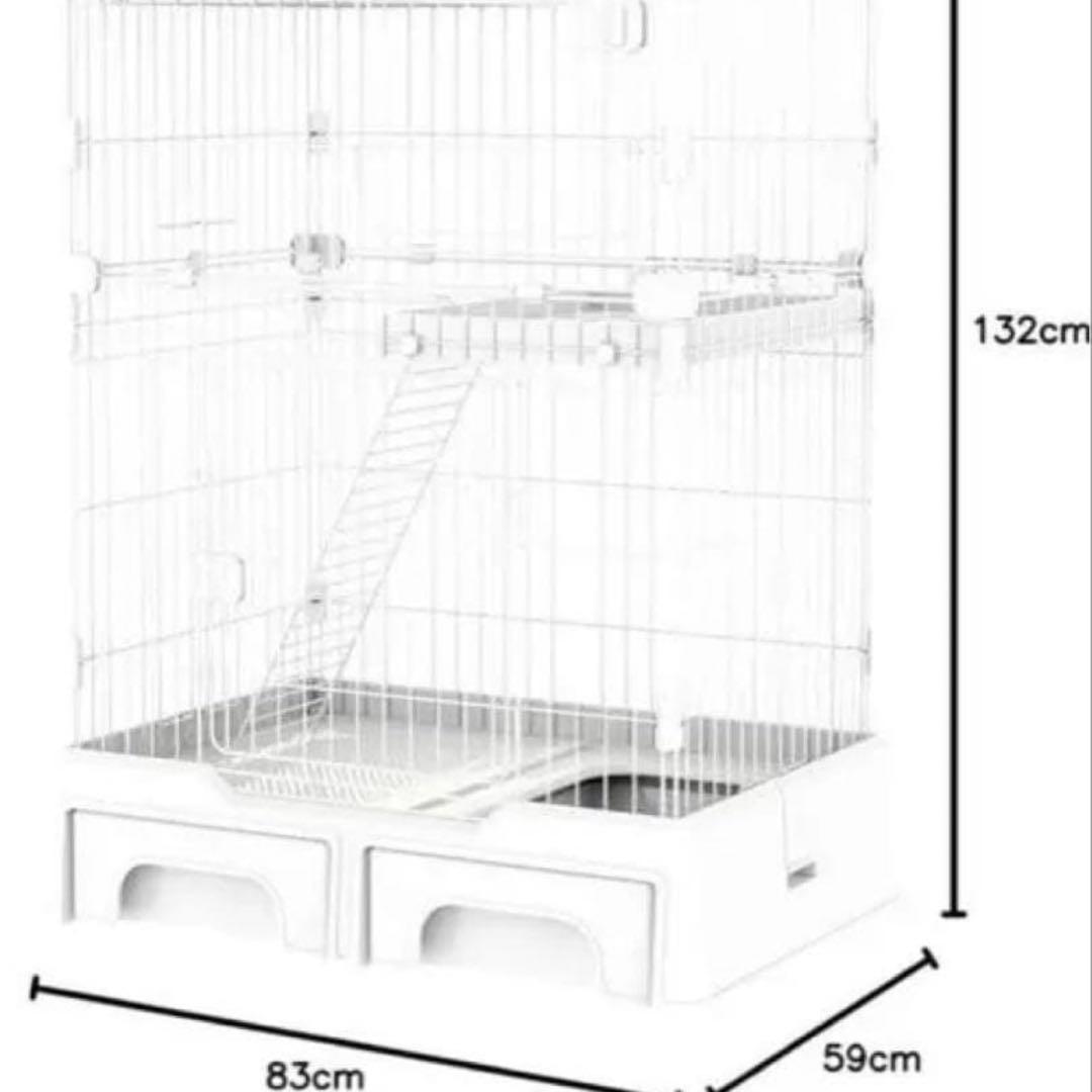 キャットケージ　トイレ付き