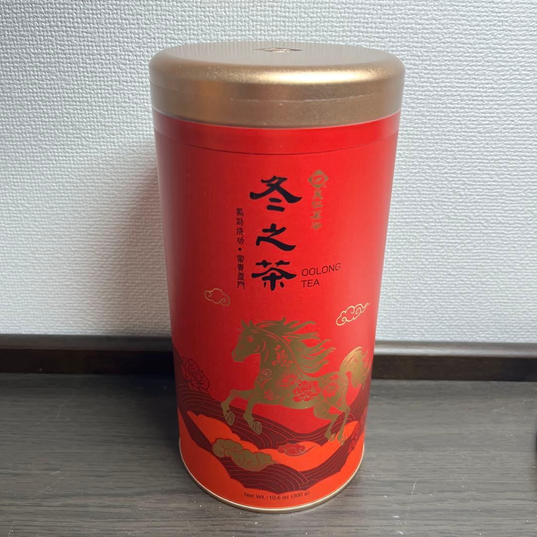 天仁茗茶 冬之茶 ウーロン茶（2025年冬に購入) 缶入り 300g