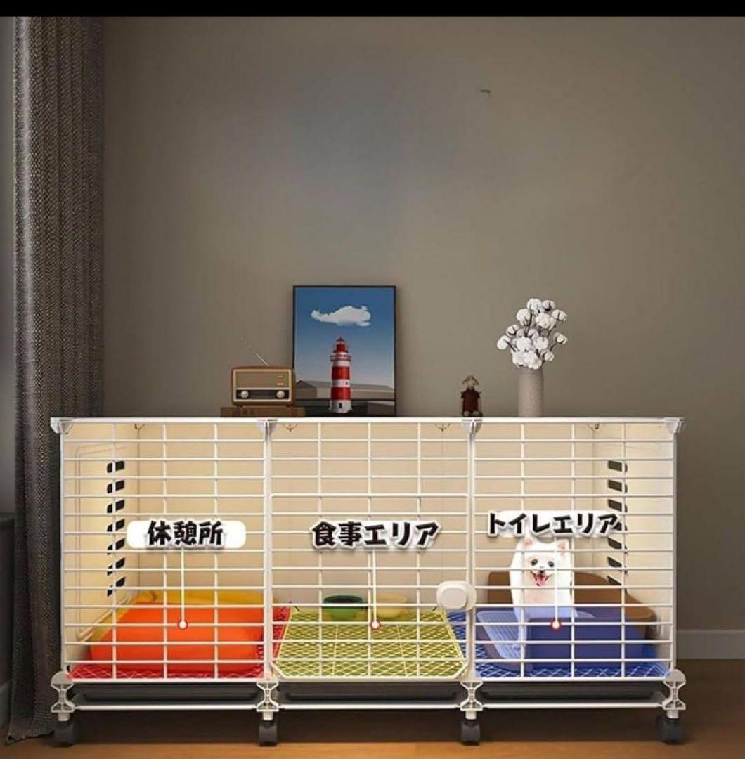 犬用ゲージ ペット用フェンス ペット用ゲージ トレイこっちゃん様