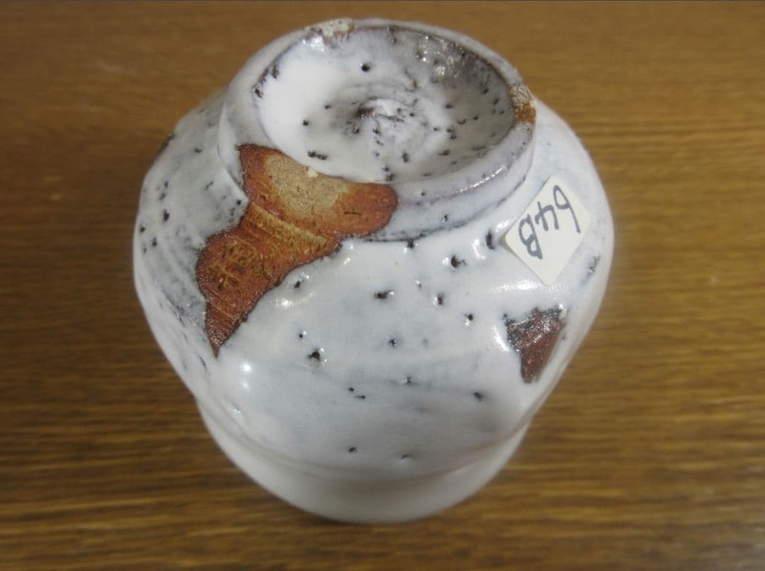 真作保証 大谷雅彦 自作 ぐい呑 酒器 日本工芸会 (三輪休雪 三輪栄造) ②