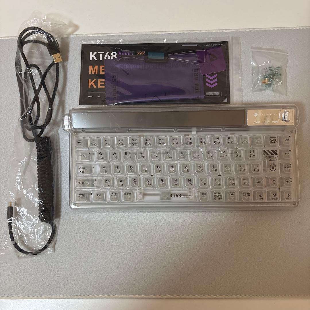 キーボード Machenike KT68 Pro Smart Screen