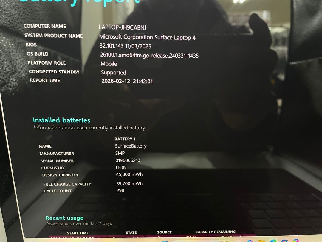 め*る様 Surface Laptop 4 i7 (16GB / 256GB)中