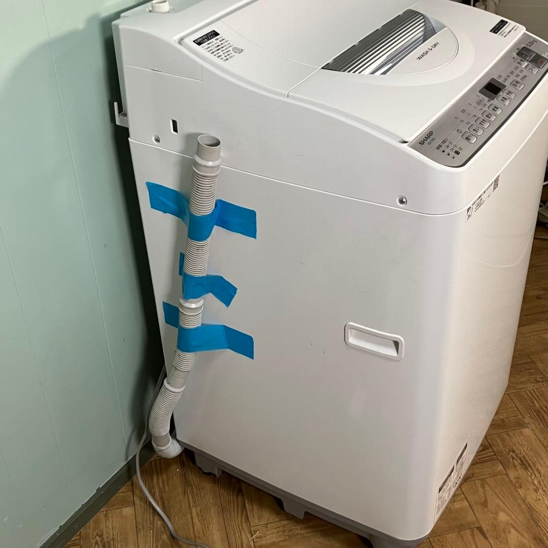 【大好評】シャープ 洗濯機 ES-TX5C-S 5.5kg 2019年製
