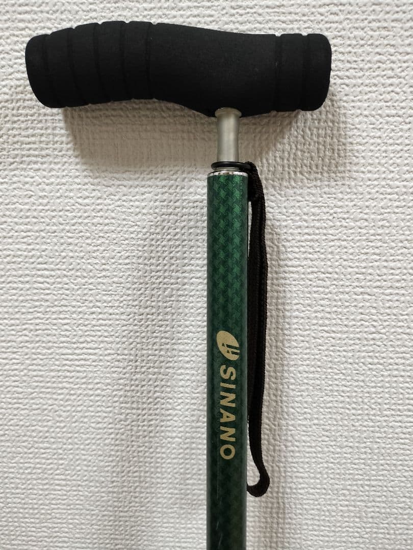SINANO アルミ杖 緑色