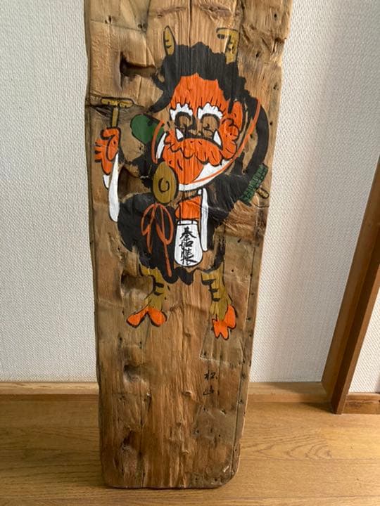 大津絵　古材