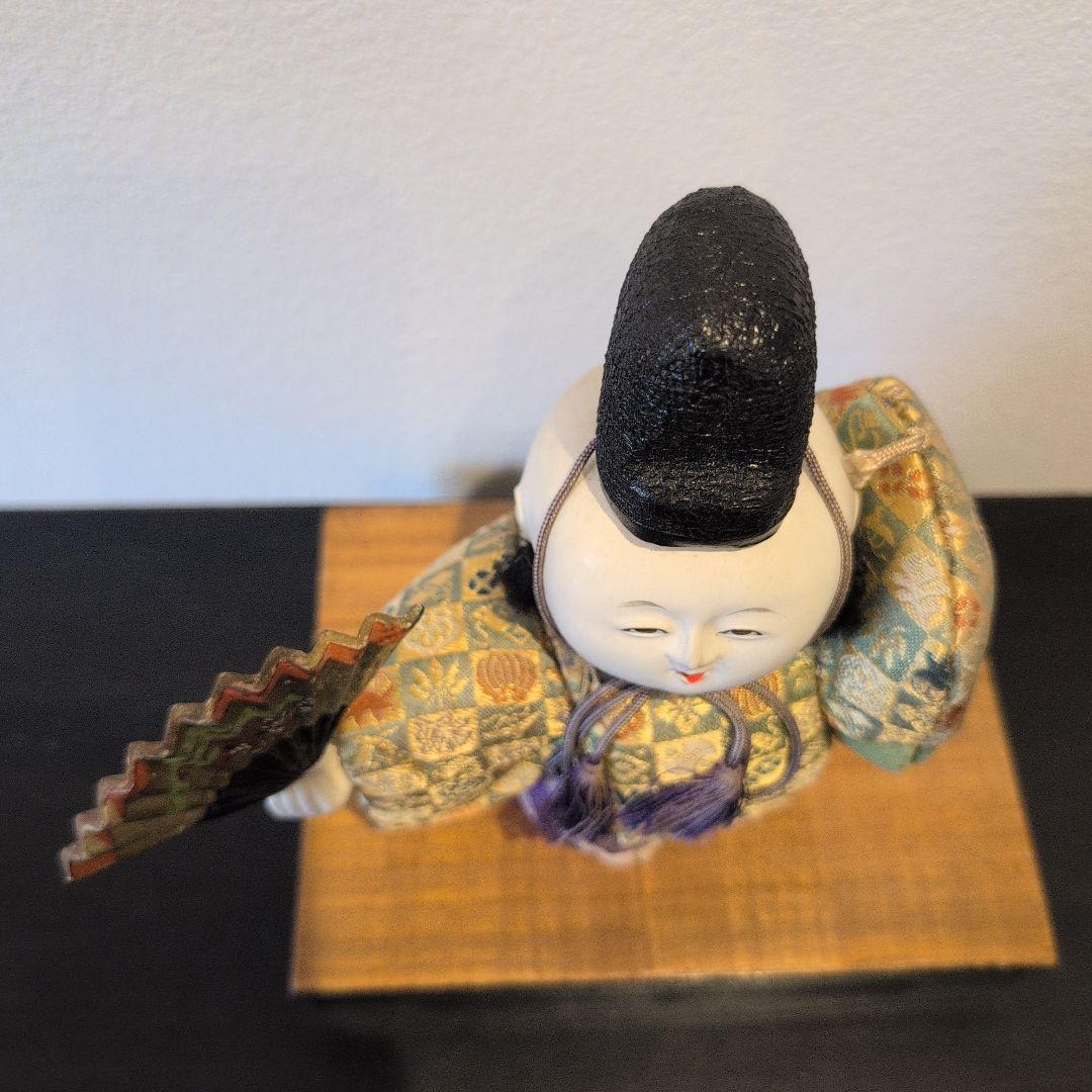 翁　木目込人形　御所人形　箱付き