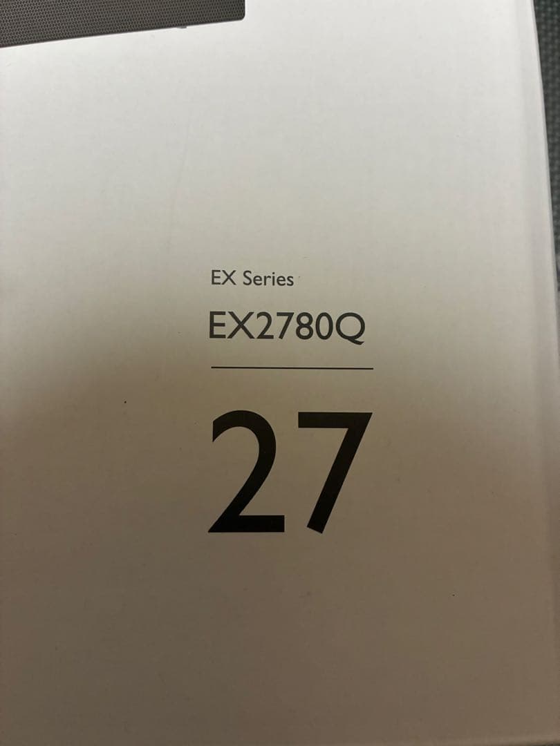 BenQ EX2780Q 27インチ ゲーミングモニター 本体