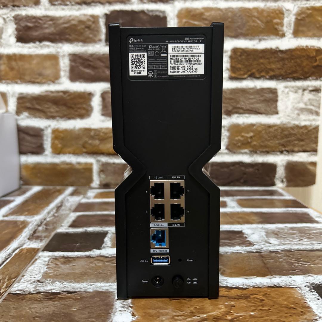 TP-Link Archer BE700 Wi-Fi 7 ルーター