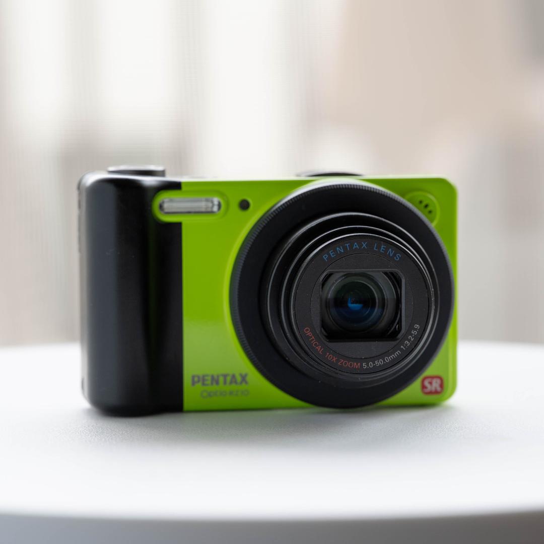 【可愛いすぎるコンデジ】PENTAX optio RZ10　ライムグリーン