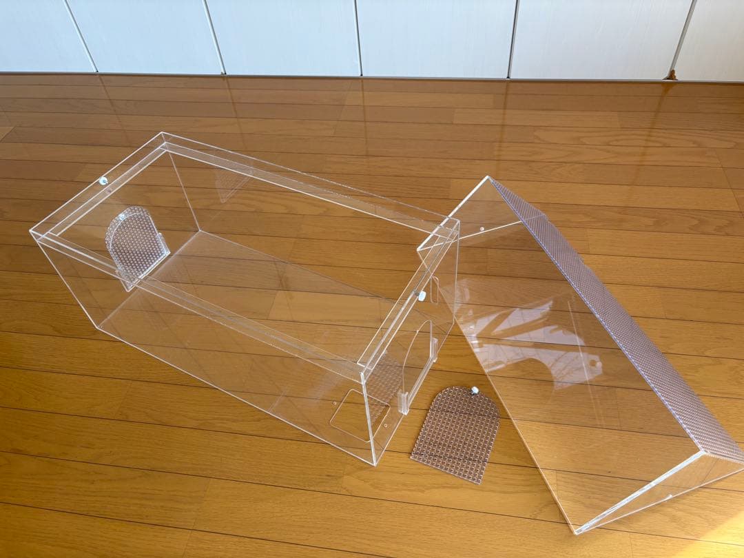 ねくすとショップ　ハムスター用　アクリルケージ　三角屋根　60センチ