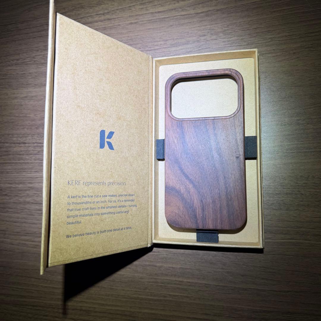 KERF iPhone 17 Pro 木製ケース