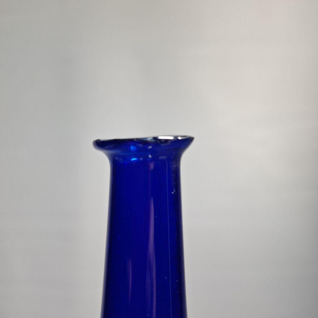 藍色硝子徳利（江戸中期~江戸後期）