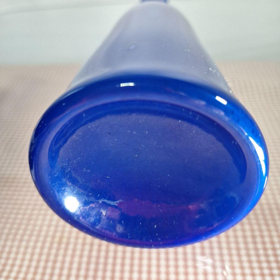 藍色硝子徳利（江戸中期~江戸後期）