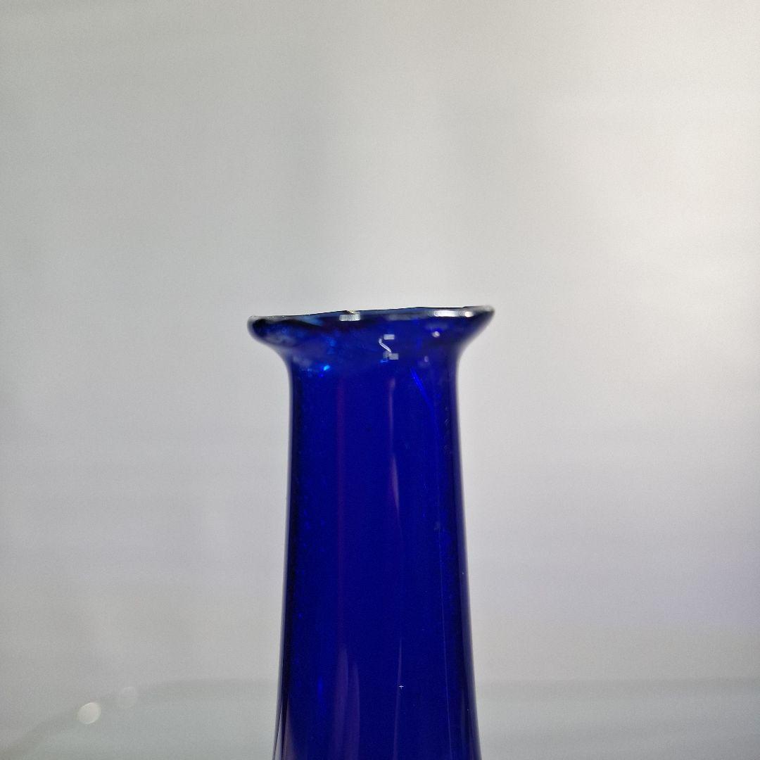藍色硝子徳利（江戸中期~江戸後期）