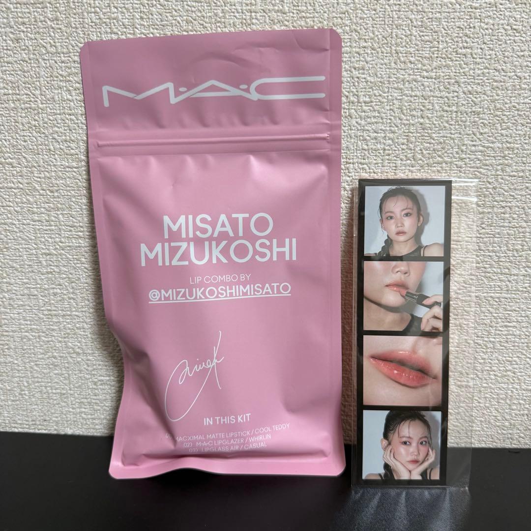 ❣️値下げ中❣️ M·A·C×水越みさとさんセレクトの特別なリップ コンボ+フォント
