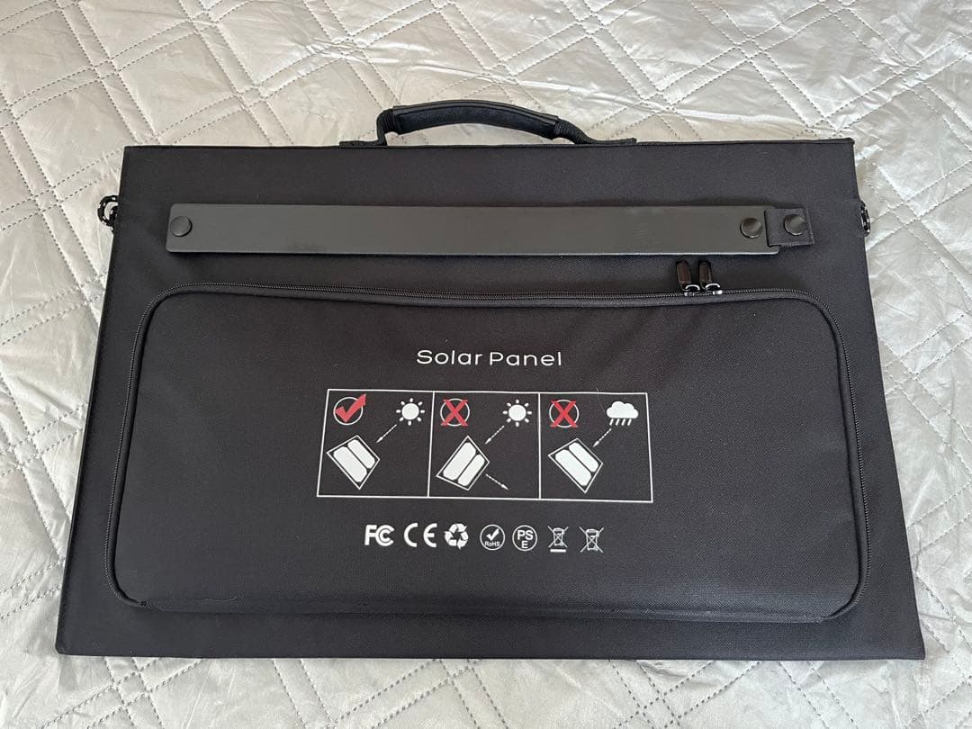 太陽光折りたたみ式60Wソーラーパネル充電器 AP-SP-020