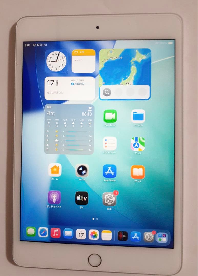 iPad mini5 64GB Wi-Fi + cellular シルバー