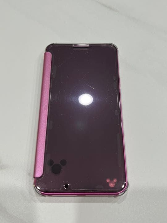 ドコモ　Disney mobile DM-02H ピンク