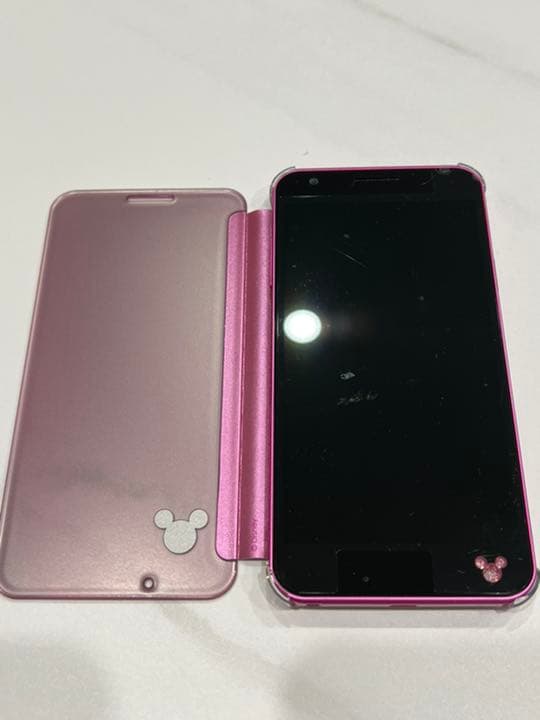 ドコモ　Disney mobile DM-02H ピンク