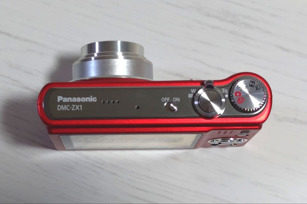 【箱.付属品あり】Panasonic Lumix DMC-ZX1 レッド