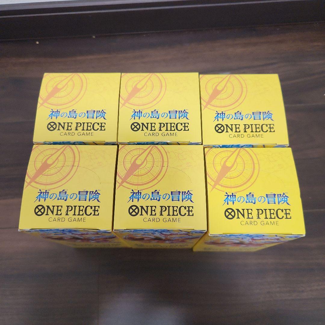 ワンピースカード 神の島の冒険 テープ付き６ボックス