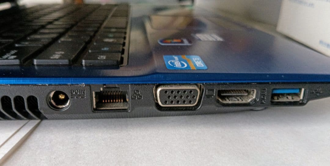 ASUS 15.6インチ ノートPC ブルー windows10インストール