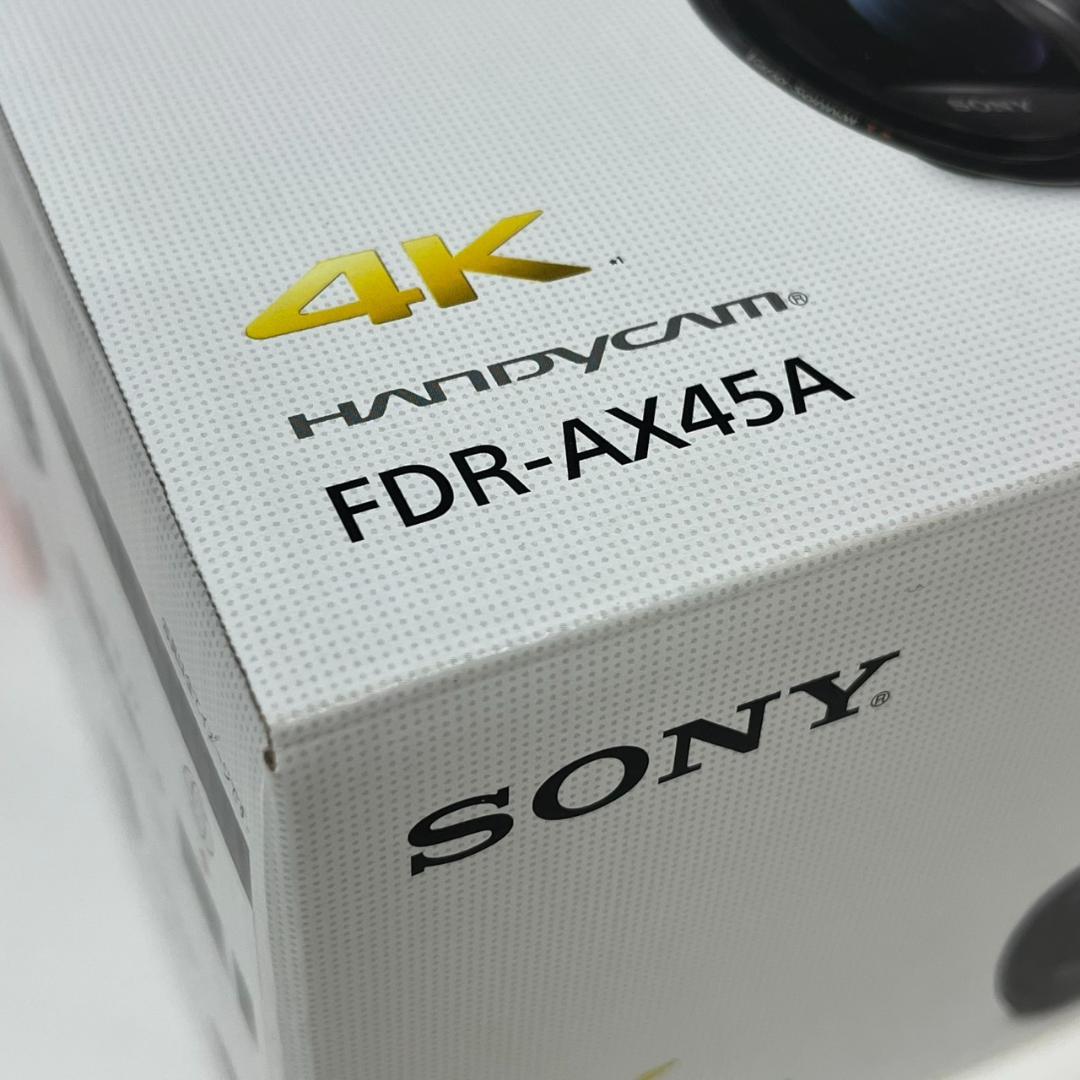 【未使用】SONY 4Kハンディカム FDR-AX45A 保証書無し ブロンズ