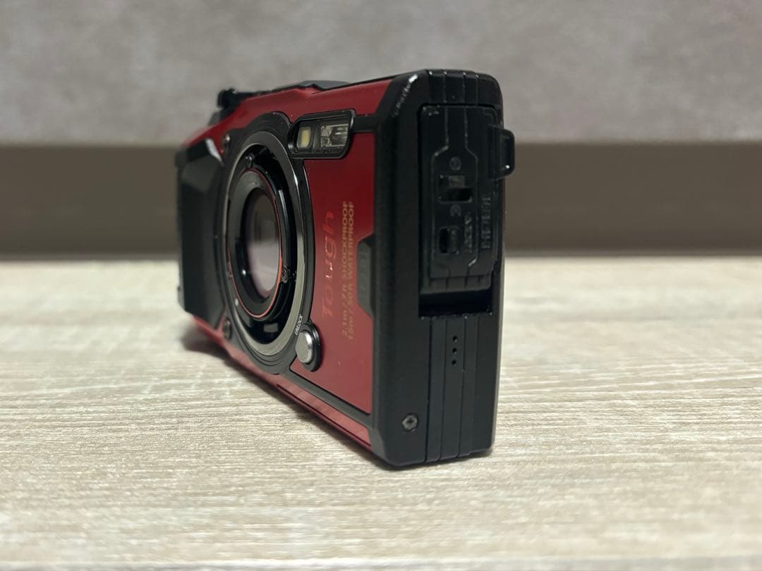 『美品』OLYMPUS TG-6レッドコンパクトデジタルカメラ