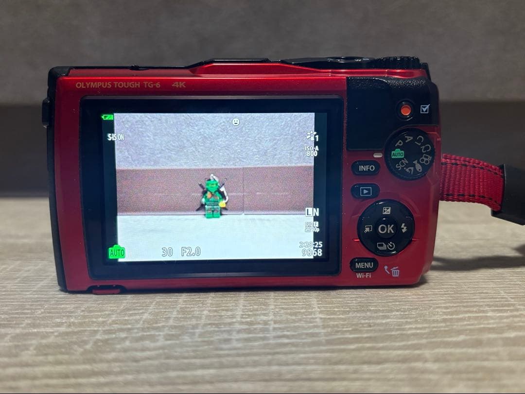 『美品』OLYMPUS TG-6レッドコンパクトデジタルカメラ