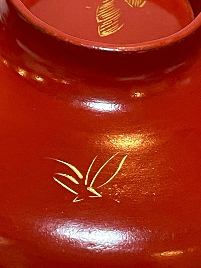 時代物 天然木　漆器 本珠 吸物椀 蓋付き 10客セット 木箱付 171