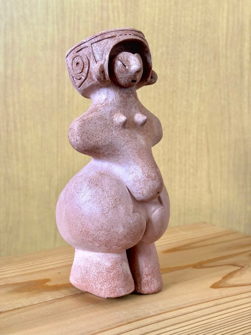 縄文のビーナス④ ハンドメイドレプリカ(ヤコのオーブン陶土使用)