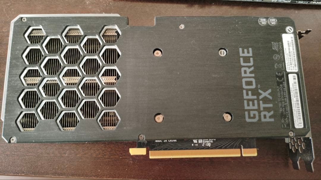 清掃済未分解ジャンクGAINWARD RTX 3060 Ti Ghost 8GB
