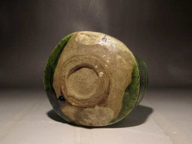 古織部茶碗　「高野」裏千家　十一代　玄々斎花押の逸品 r457