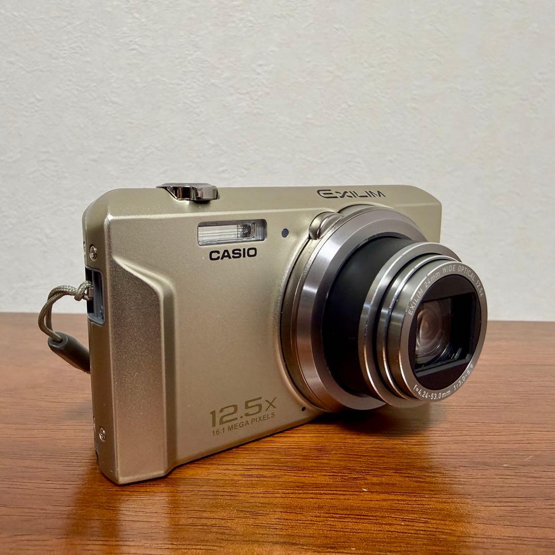 【美品】CASIO EXILIM EX-ZS150 コンパクトデジタルカメラ