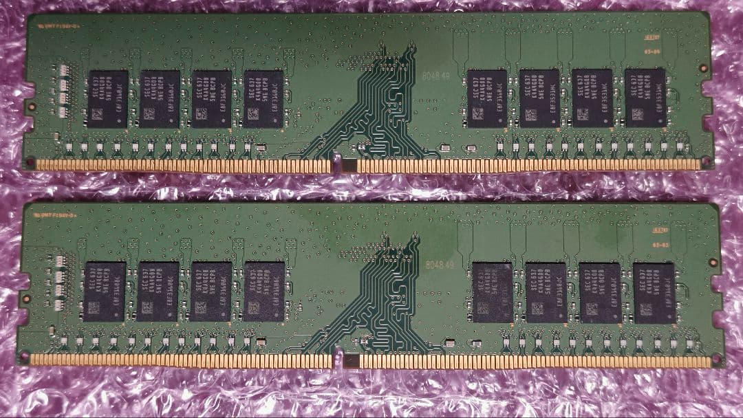 DDR4 8GBx2枚 16GB pc4-2113P 動作確認済み ①