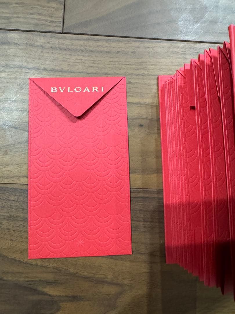 BVLGARI ノベルティ Red Envelopes Set 2026