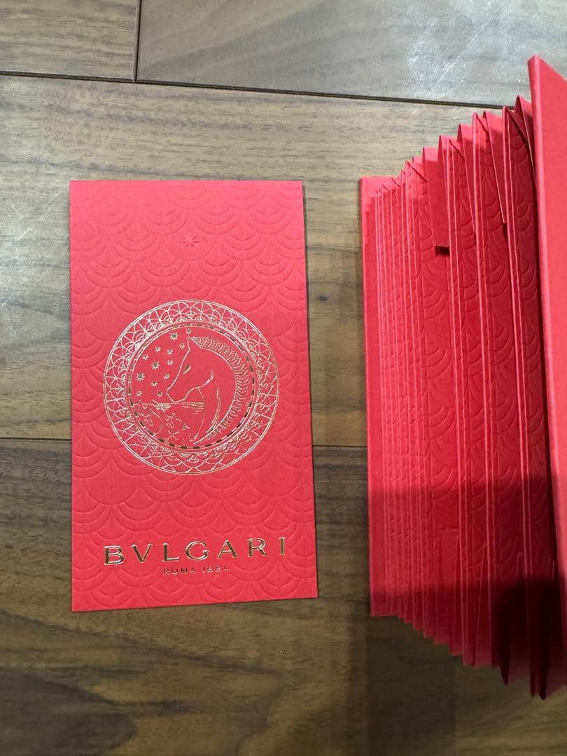 BVLGARI ノベルティ Red Envelopes Set 2026