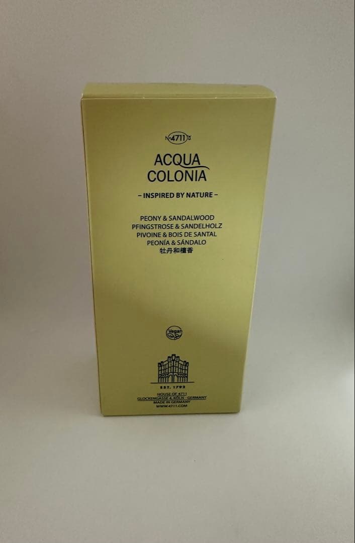 4711 アクアコロニア ピオニー サンダルウッド 50ml 【新品　未開封】