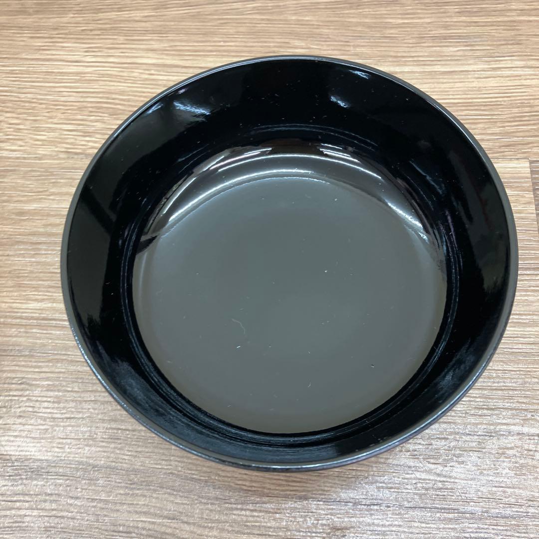 3F 漆器 黒塗 吸物椀 6客セット 蓋付き 汁椀 おもてなし 平椀 食器